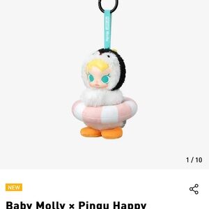 Baby Molly x Pingu Happy Fishing Series-Vinyl Plush Pendant
